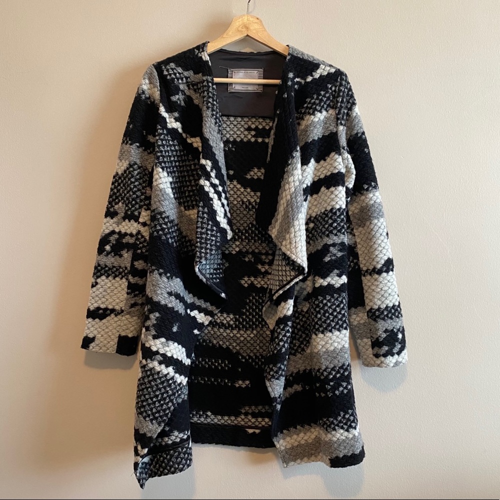 Guest Editor | Textured Open Front Cardigan - image 1